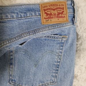 Levi's 501 S Skinny Highwaist Jeans NWOT W32L28👖